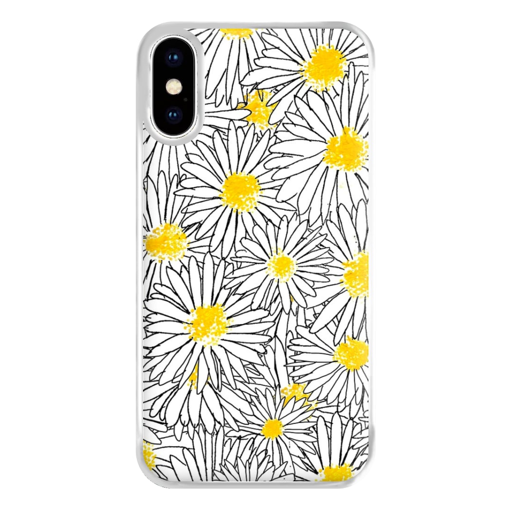 Cute Daisy Pattern Phone Case for iPhone XS Max