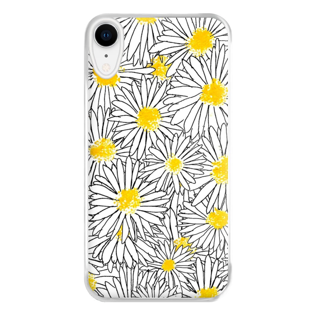 Cute Daisy Pattern Phone Case for iPhone XR