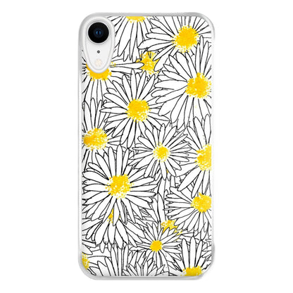 Cute Daisy Pattern Phone Case for iPhone XR