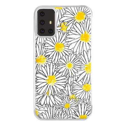 Cute Daisy Pattern Phone Case for Galaxy A71