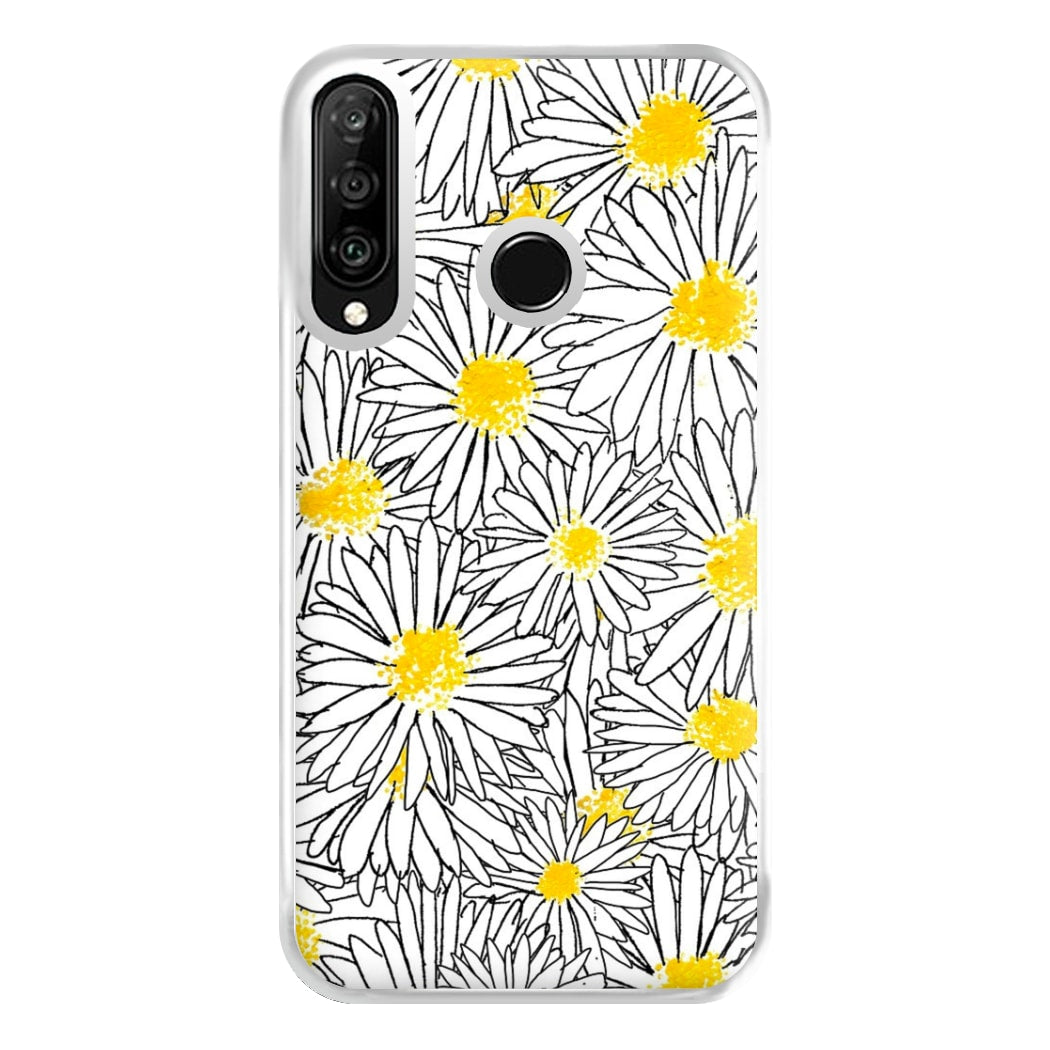 Cute Daisy Pattern Phone Case for Huawei P30 Lite