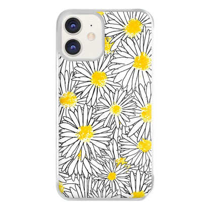 Cute Daisy Pattern Phone Case for iPhone 12 / 12 Pro