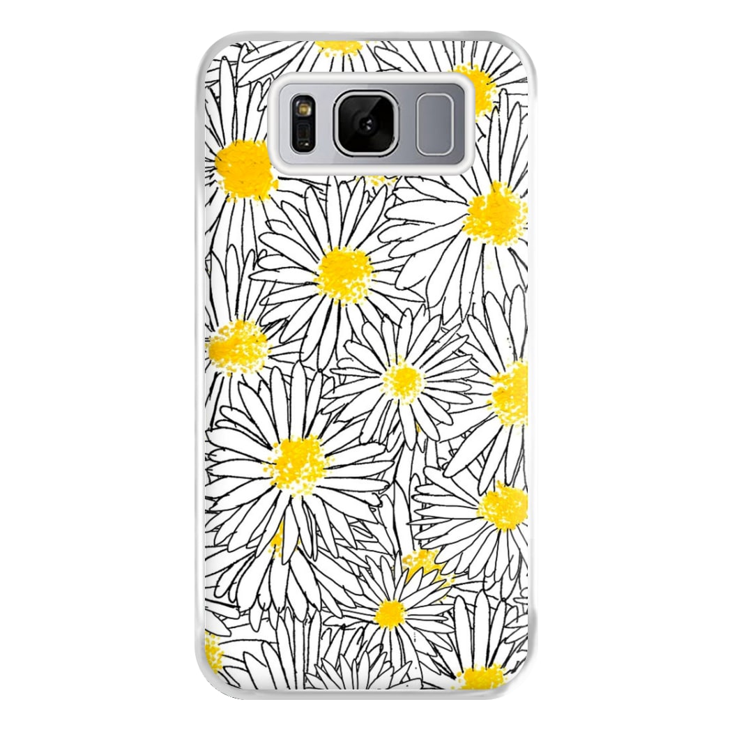 Cute Daisy Pattern Phone Case for Galaxy S8 Plus