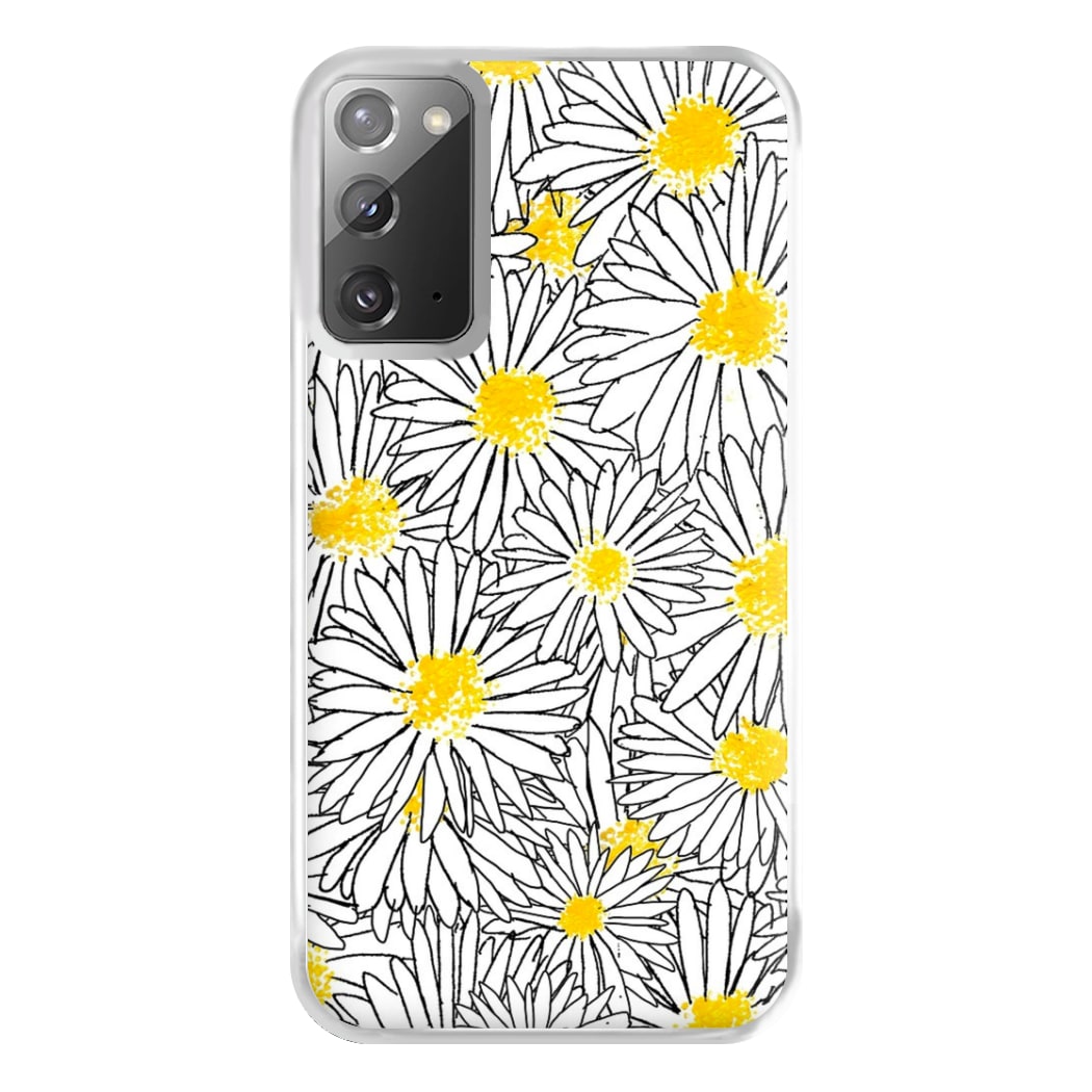 Cute Daisy Pattern Phone Case for Galaxy Note 20 Ultra