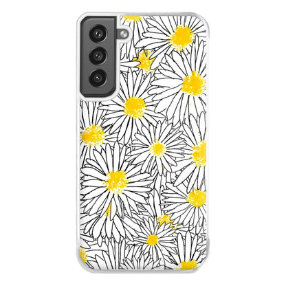 Cute Daisy Pattern Phone Case for Galaxy S21FE