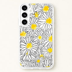 Cute Daisy Pattern Phone Case for Galaxy S26