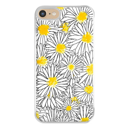 Cute Daisy Pattern Phone Case for iPhone 6 / 7 / 8 / SE