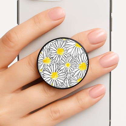 Cute Daisy Pattern Phone Grip