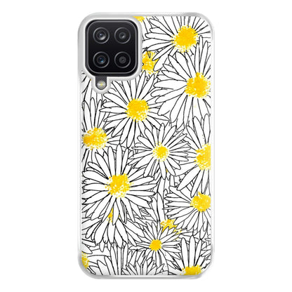 Cute Daisy Pattern Phone Case for Galaxy A12