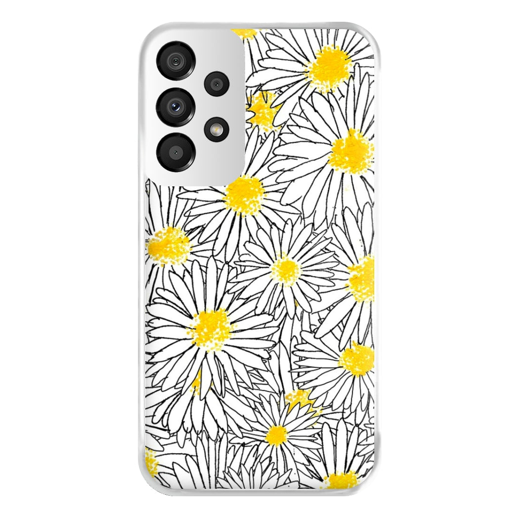 Cute Daisy Pattern Phone Case for Galaxy A33