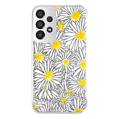 Cute Daisy Pattern Phone Case for Galaxy A33