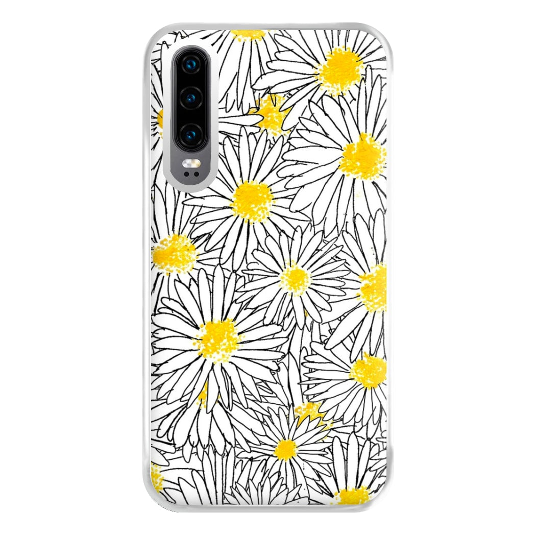 Cute Daisy Pattern Phone Case for Huawei P30