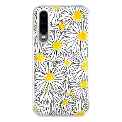 Cute Daisy Pattern Phone Case for Huawei P30