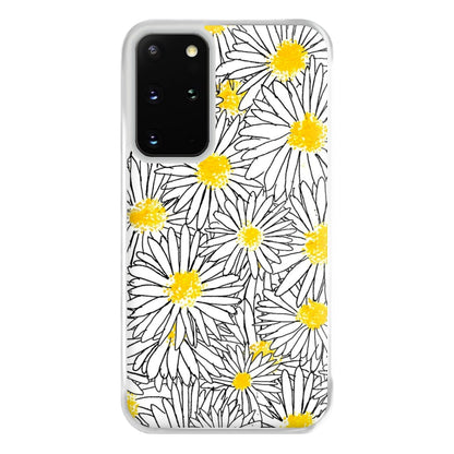 Cute Daisy Pattern Phone Case for Galaxy S20 Plus