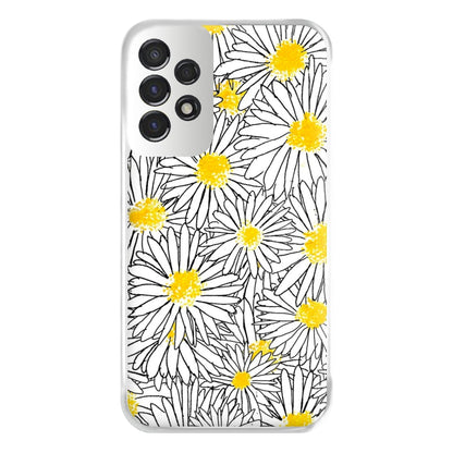 Cute Daisy Pattern Phone Case for Galaxy A53