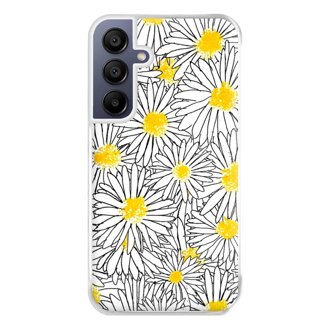 Cute Daisy Pattern Phone Case for Galaxy A16