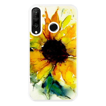 Watercolour Sunflower Phone Case for Huawei P30 Lite