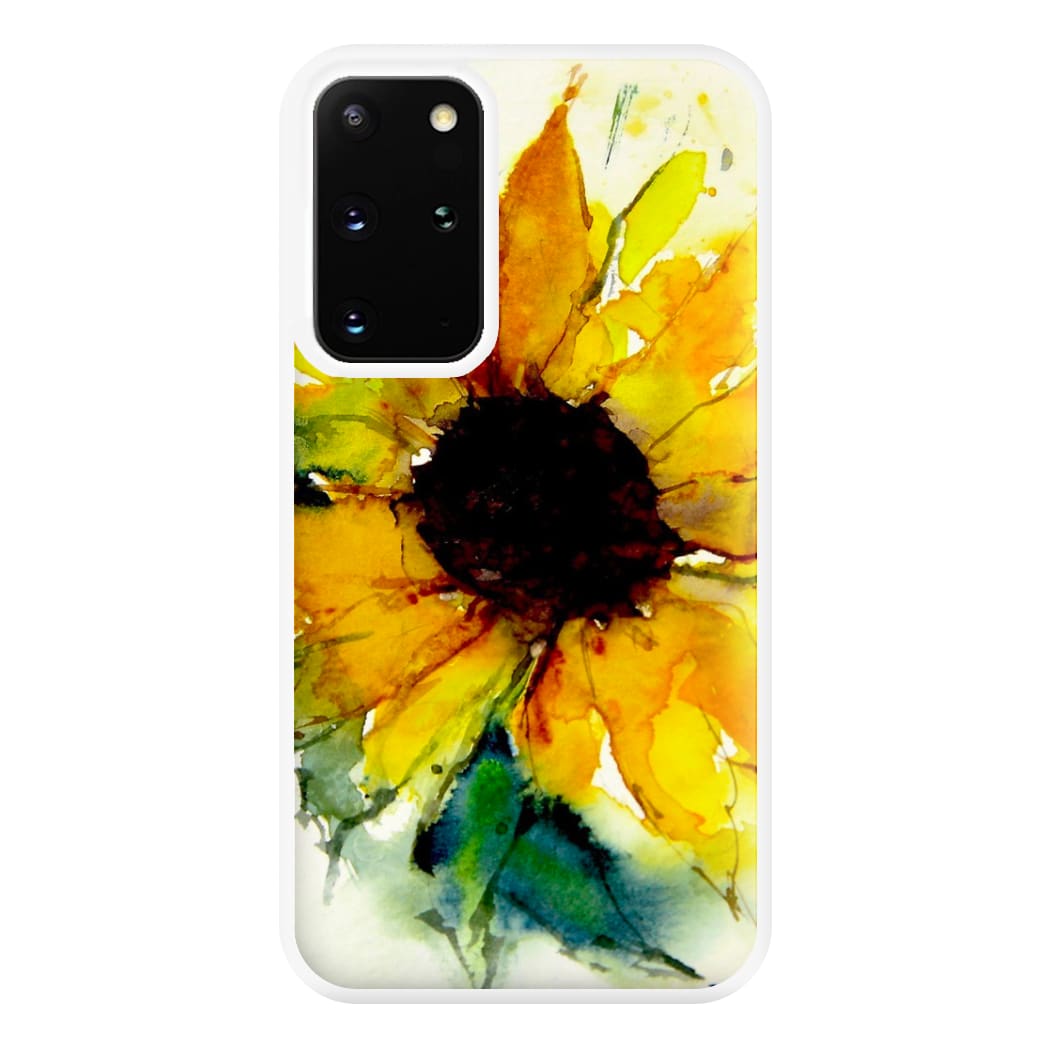 Watercolour Sunflower Phone Case for Galaxy S20 Plus