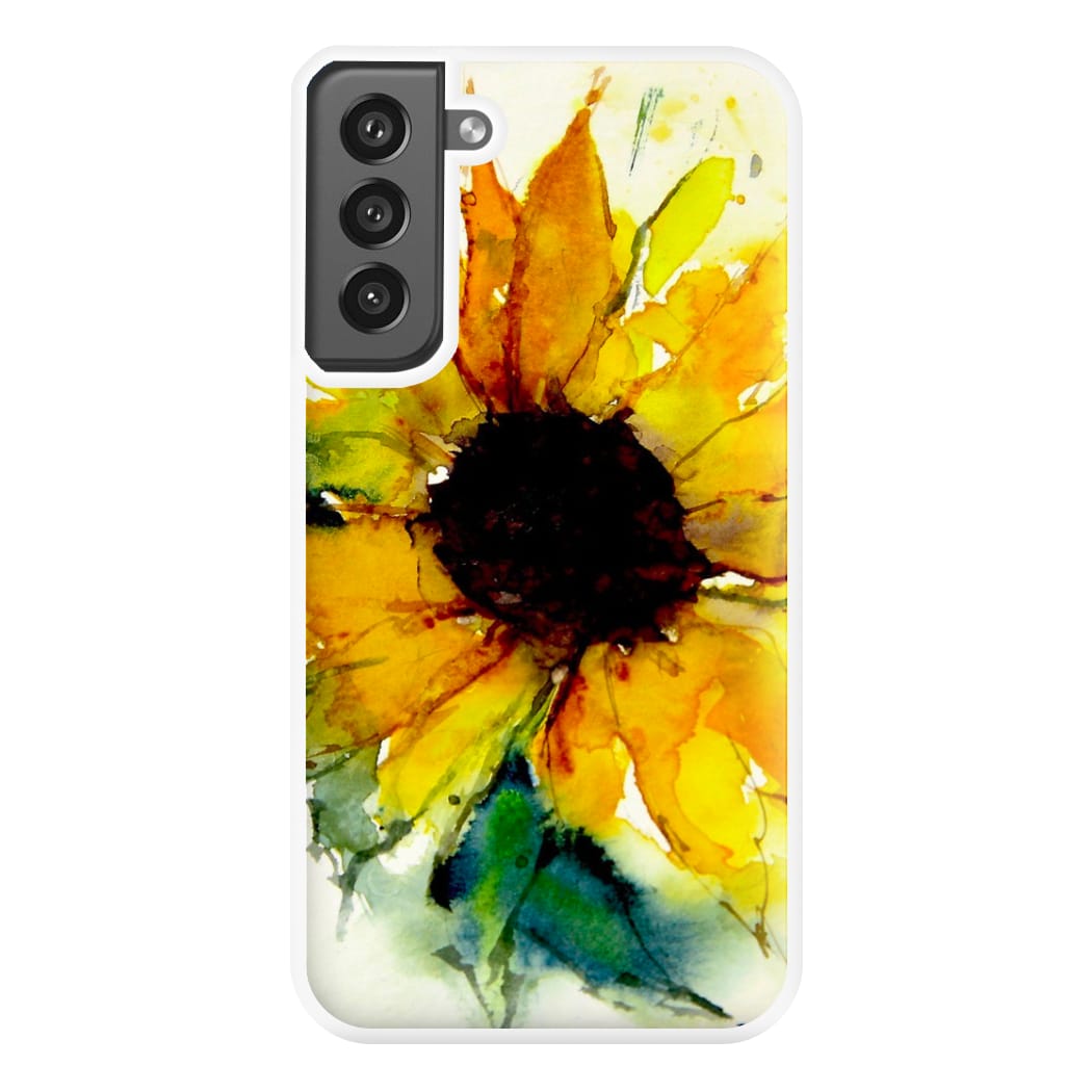 Watercolour Sunflower Phone Case for Galaxy S21FE