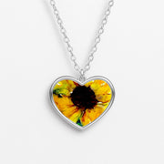 Watercolour Sunflower Necklace 3