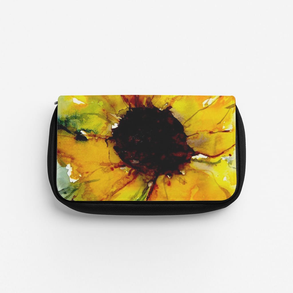 Watercolour Sunflower Pencil Case