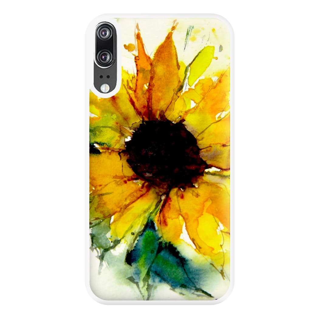 Watercolour Sunflower Phone Case for Huawei P20