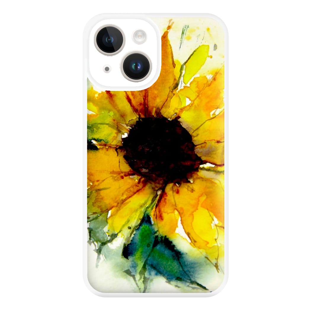 Watercolour Sunflower Phone Case for iPhone 14