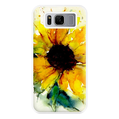 Watercolour Sunflower Phone Case for Galaxy S8 Plus