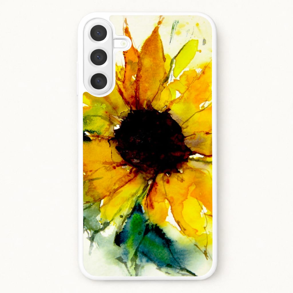 Watercolour Sunflower Phone Case