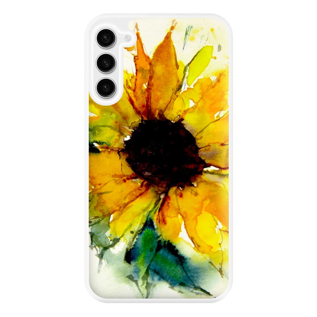 Watercolour Sunflower Phone Case for Galaxy S23FE