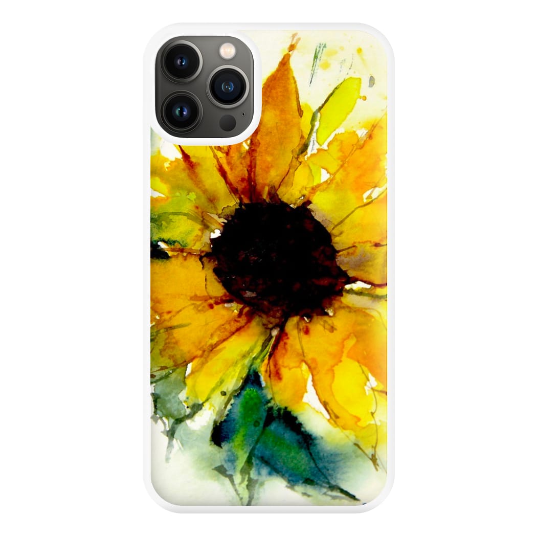 Watercolour Sunflower Phone Case for iPhone 13