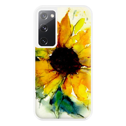 Watercolour Sunflower Phone Case for Galaxy S20FE