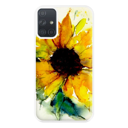 Watercolour Sunflower Phone Case for Galaxy A71