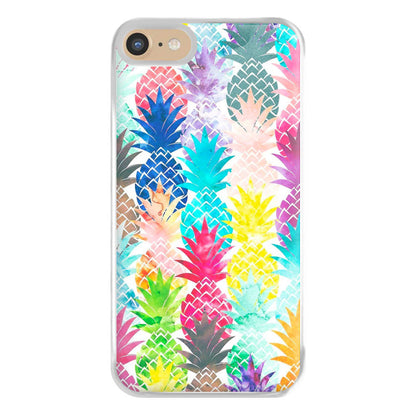 Watercolour Pineapple Pattern Phone Case for iPhone 6 / 7 / 8 / SE