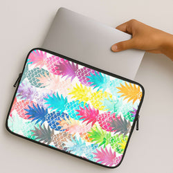 Watercolour Pineapple Pattern MacBook Case