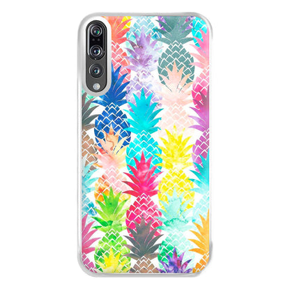 Watercolour Pineapple Pattern Phone Case for Huawei P20 Pro