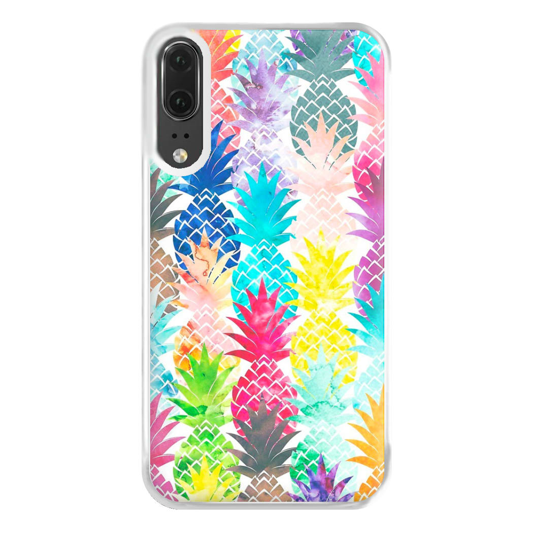 Watercolour Pineapple Pattern Phone Case for Huawei P20