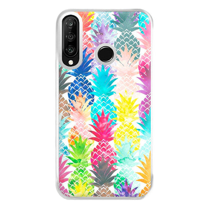 Watercolour Pineapple Pattern Phone Case for Huawei P30 Lite