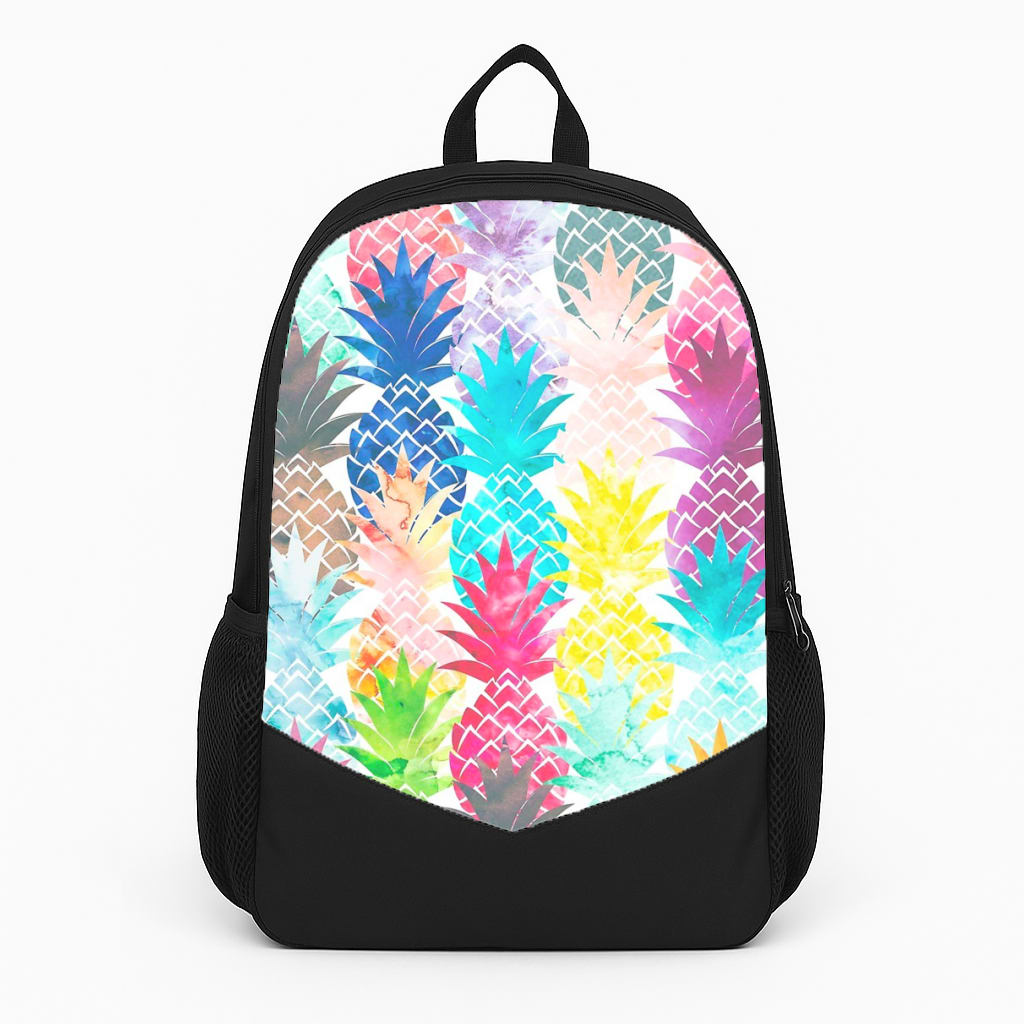 Watercolour Pineapple Pattern Backpack