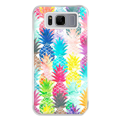 Watercolour Pineapple Pattern Phone Case for Galaxy S8 Plus