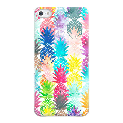 Watercolour Pineapple Pattern Phone Case for iPhone 5 / 5s / SE 2016