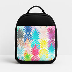 Watercolour Pineapple Pattern Insulated Lunchbox