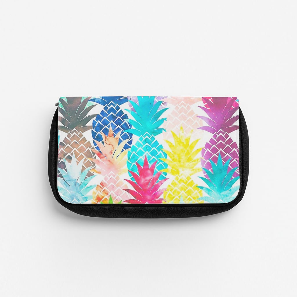 Watercolour Pineapple Pattern Pencil Case
