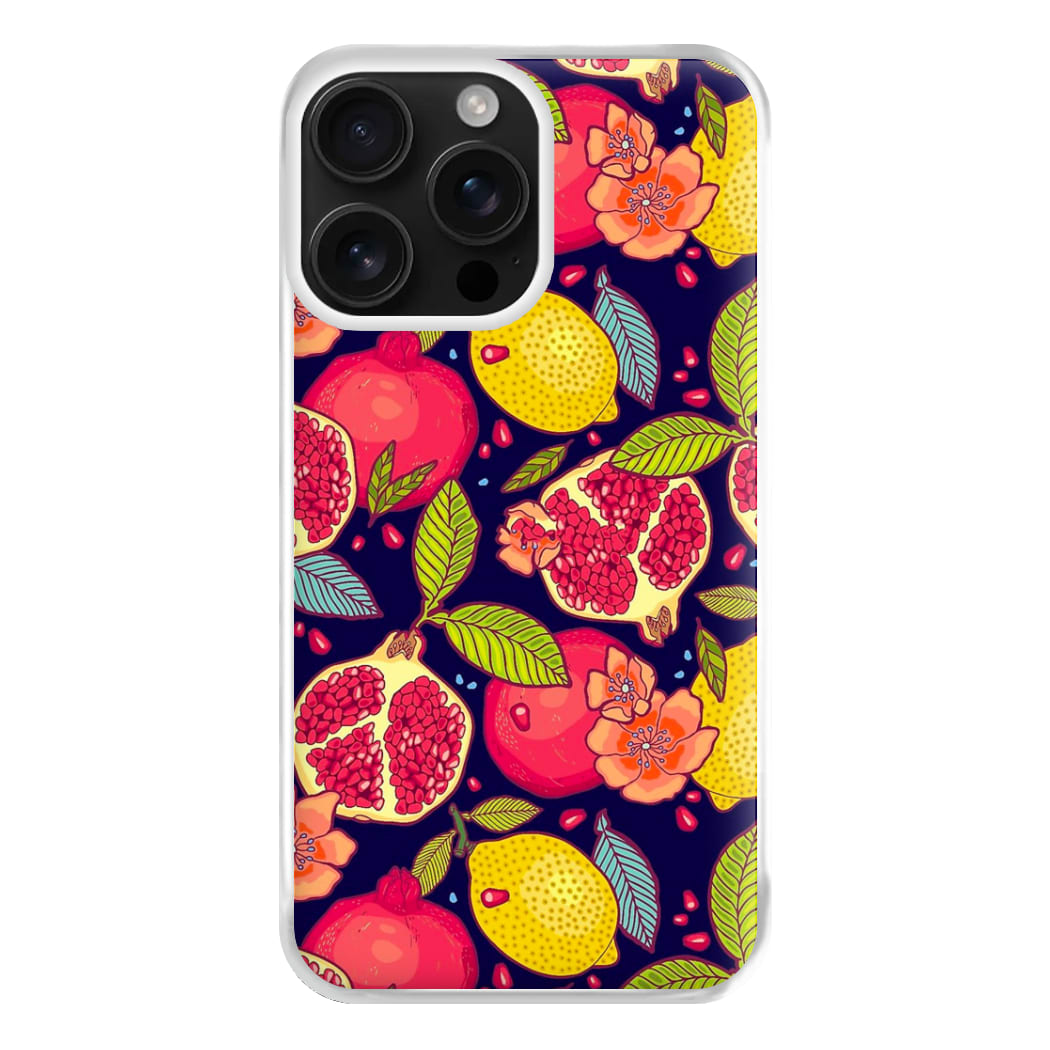 Tropical Garden Pattern Phone Case for iPhone 16 Pro Max