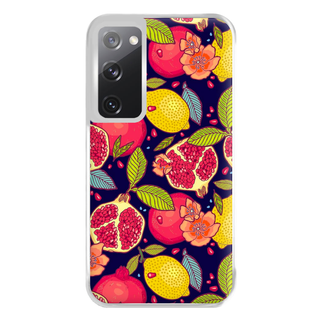 Tropical Garden Pattern Phone Case for Galaxy S20FE