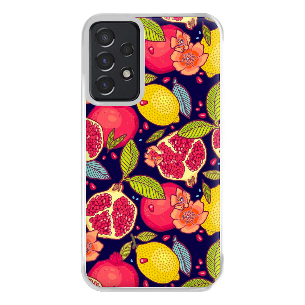 Tropical Garden Pattern Phone Case for Galaxy A52 / A52s