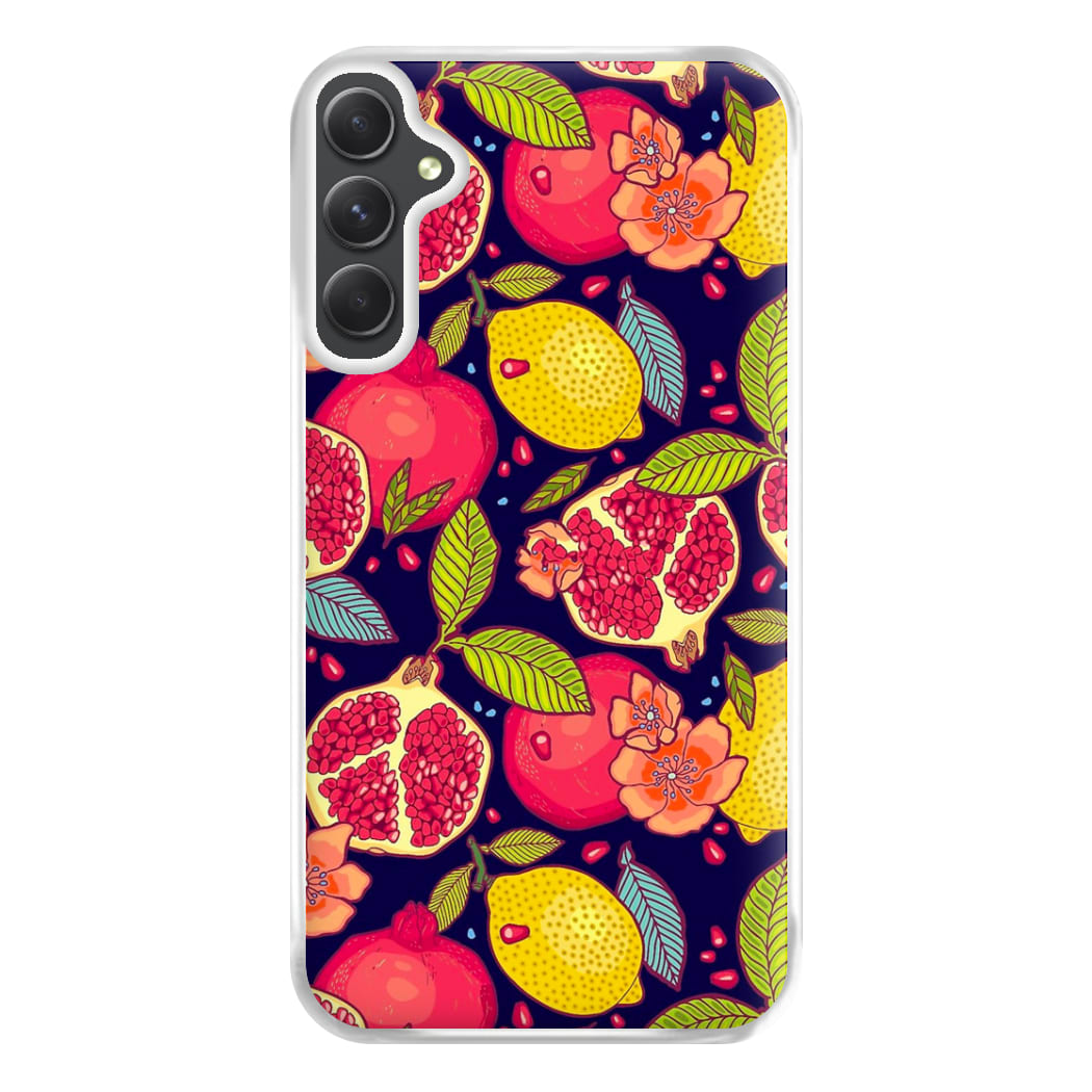 Tropical Garden Pattern Phone Case for Galaxy A54