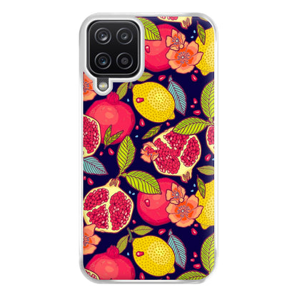 Tropical Garden Pattern Phone Case for Galaxy A12