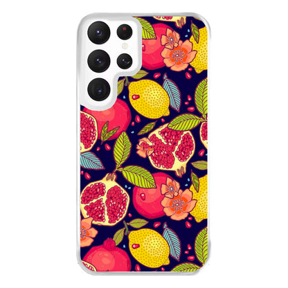 Tropical Garden Pattern Phone Case for Galaxy S22 Ultra