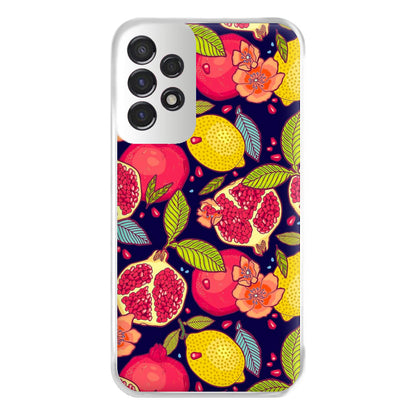 Tropical Garden Pattern Phone Case for Galaxy A53